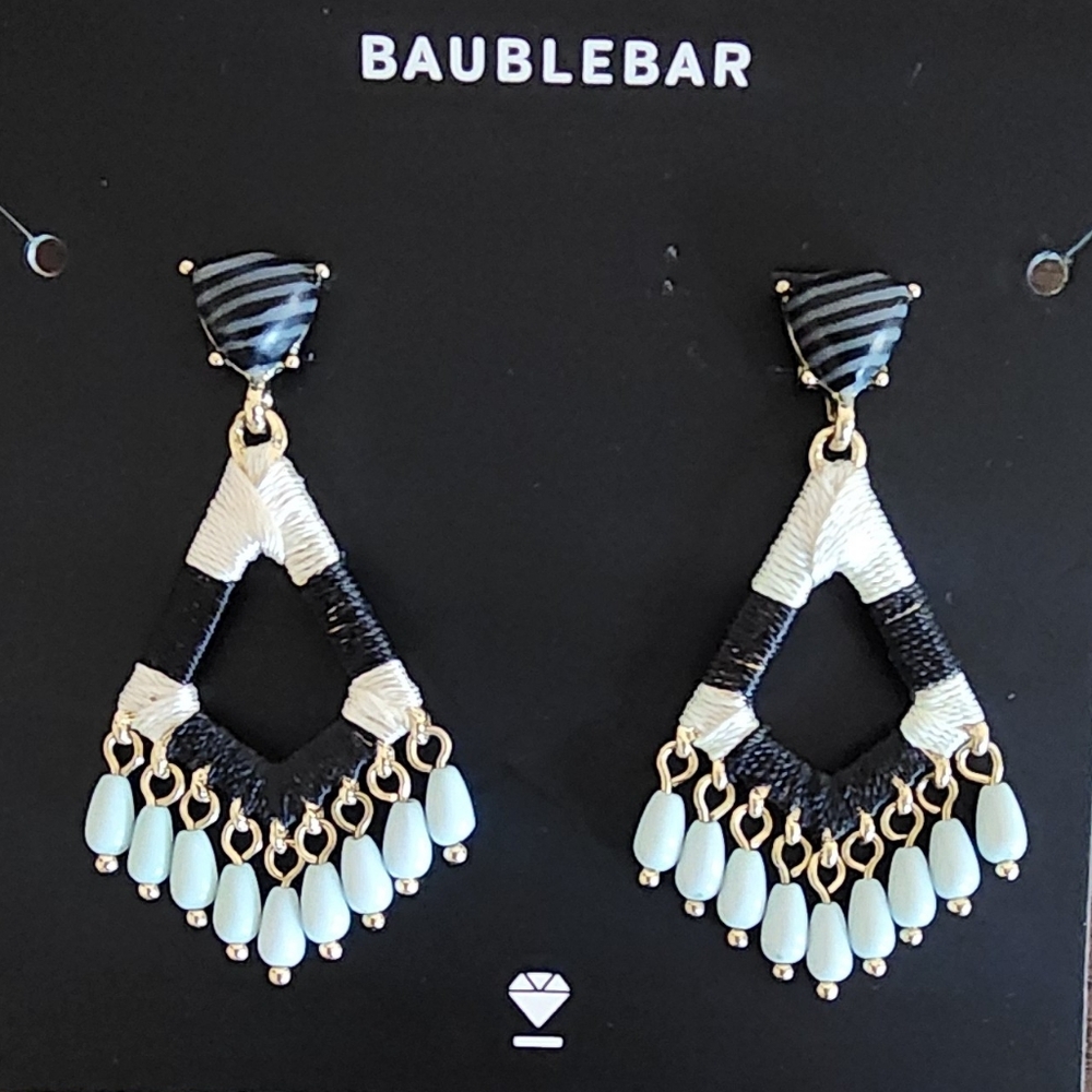 BaubleBar Multicolor Drop Statement Earrings